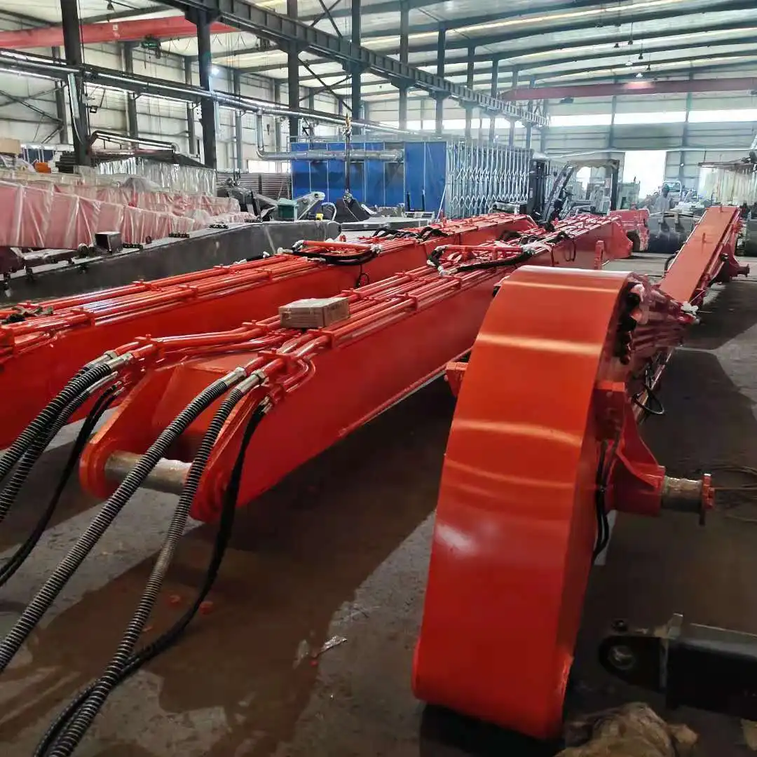 What is the maximum driving depth of the Excavator Piling Boom?